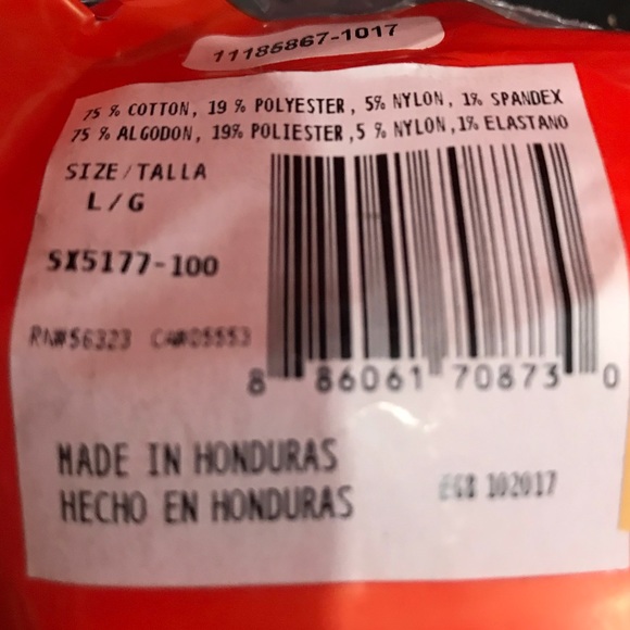 NWT NIKE 6 PACK Socks Perf Cush QT White M - Picture 7 of 7